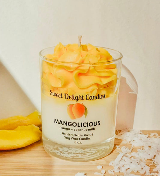 mango + coconut milk